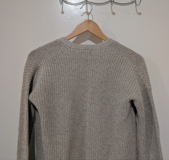 Marine Layer Grey Kelsey Open Knit Cardigan - Picture 7 of 13